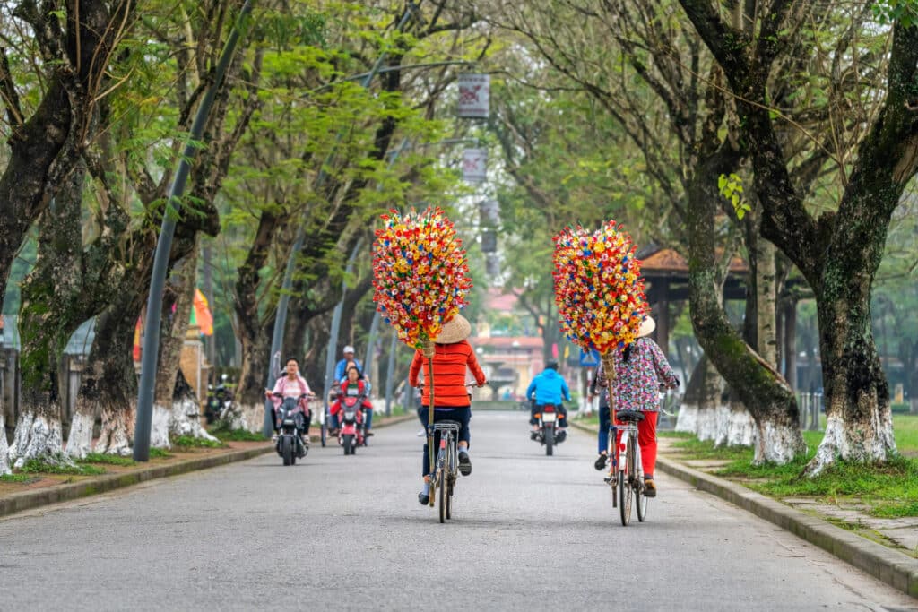 Park scene in Hue