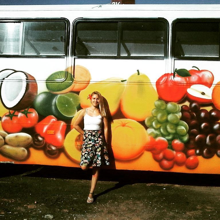 Charlotte Peet teaches Business English in Brazil. IN her free time she sees the sights of her new home.