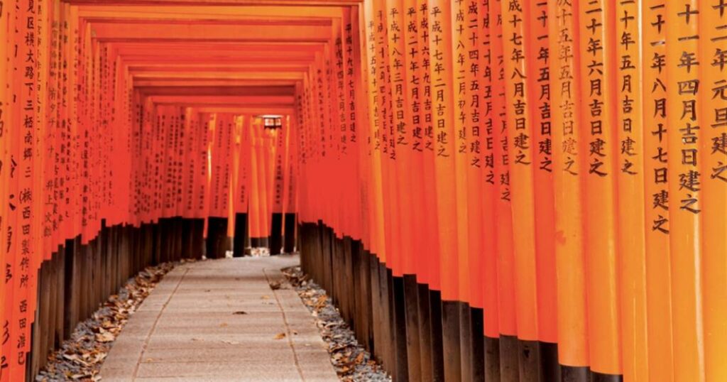 Live in Japan and visit the Fushimi Inari Shrine in Kyoto.