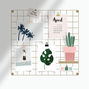 Mood board for classroom decor