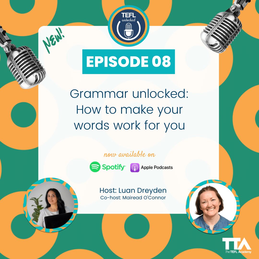 TEFL Unlocked podcast cover for episode 08